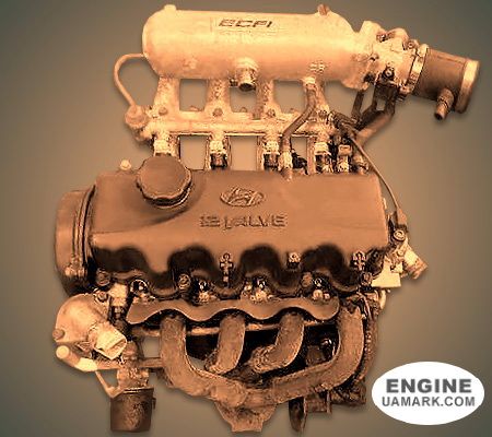 Двигун HYUNDAI G4EK