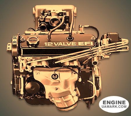 Двигун TOYOTA 2E-E